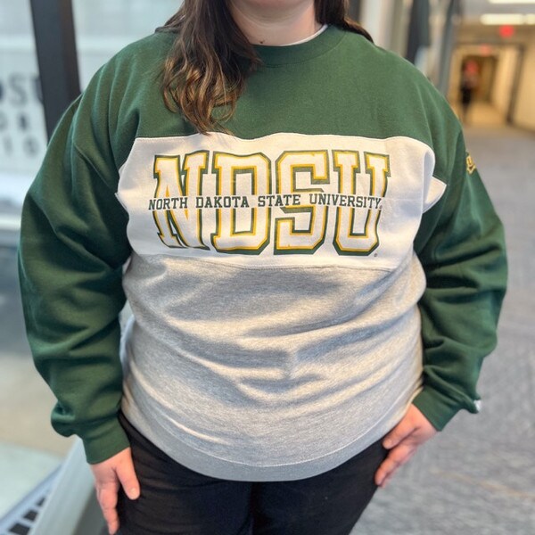 Crew Sweatshirt Colorblock By Blue 84 NDSU Bookstore